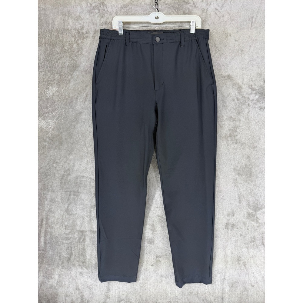 Marc New York Mens Black Commuter Pants 34x32 Stretch CMMNYB-214-BLK NEW